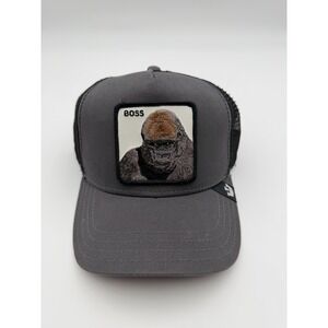 GOORIN BROS ADJUSTABLE HAT MENS THE BOSS "BOSS" 101-0512CHARC